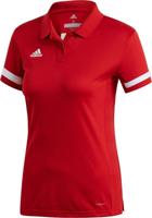 Adidas T19 Polo Dames Rood - thumbnail