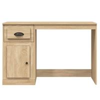 Bureau met lade 115x50x75 cm bewerkt hout sonoma eikenkleurig - thumbnail