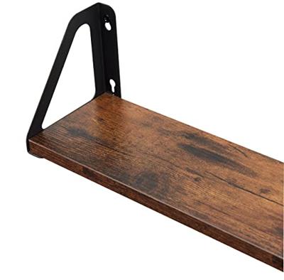 ACAZA Wandplank Vintage bruin - 2 st.