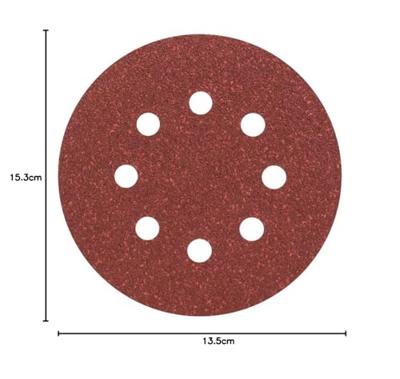 Bosch Accessories Expert for Wood 2608605641 Excenterschuurpapier Met klittenband, Geperforeerd Korrelgrootte (num) 60 (Ø) 125 mm 5 stuk(s)