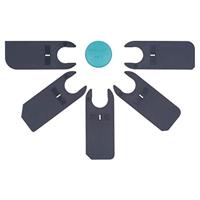 Wolfcraft Voegenstrijker | Waaierset | 5-delig | 1 set - 4332000 - thumbnail