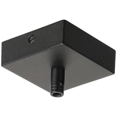 SLV PlafondrozetGlenos zwart - 210060