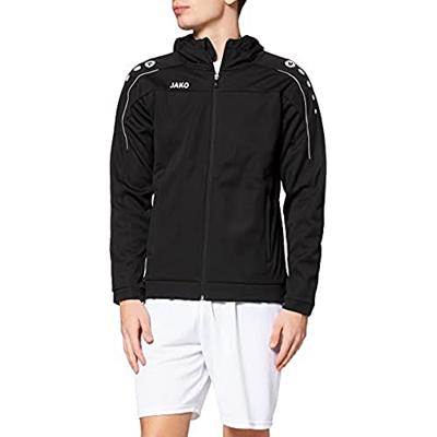 JAKO 6850D Jas Met Kap Classico Dames - Zwart - 40