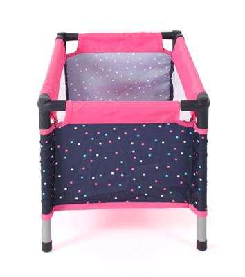 Poppen Reisbedje - Confetti Pink Poppen Reisbedje - Confetti Pink