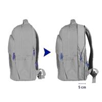 Rugzak Oxford 12 vakken grijs - thumbnail