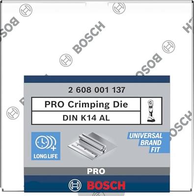 Bosch Accessories 2608001137 2608001137 Krimpinzetstuk Buiskabelschoenen, Buisconnectoren 35 tot 35 mm² Bosch Accessories 2608001137 2608001137 Krimpinzetstuk Buiskabelschoenen, Buisconnectoren 35 tot 35 mm²