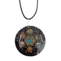 Orgonite Hanger Metatron Chakra Zwarte Toermalijn - thumbnail