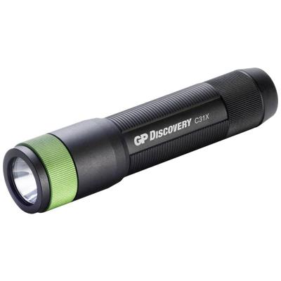 GP Discovery GPDISFLC31XBK479 Zaklamp werkt op batterijen LED 100 lm 7 h 64 g GP Discovery GPDISFLC31XBK479 Zaklamp werkt op batterijen LED 100 lm 7 h 64 g