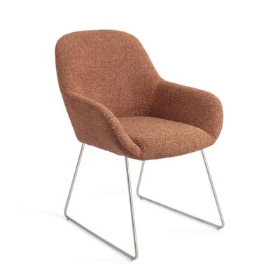 Jesper Home Eetkamerstoel 'Kushi' Slide Steel, kleur Amber Autumn