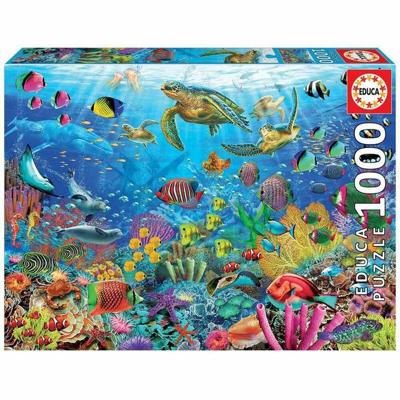 Puzzel Educa Turtles in Paradise 1000 pcs