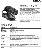 SIKA Fusion Clog ESD m. hielriempje OB SRC - 19467 Zwart | Zwart | Maat 48 - 5703617108347 - thumbnail