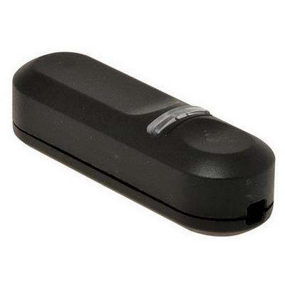 LED snoerdimmer zwart 4 tot 25W