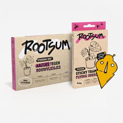 ROUWVLIEGJES BESTRIJDINGSPAKKET | Stenema 10m² + 10 vangplaatjes ROUWVLIEGJES BESTRIJDINGSPAKKET | Stenema 10m² + 10 vangplaatjes