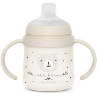 Babyfles met handvatten - SUAVINEX - NIGHT&DAY WILD&FREE - 150 ml - 6 maanden en ouder - Grijs - thumbnail