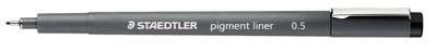 Fineliner Staedtler Pigment 308 zwart 0.5mm Fineliner Staedtler Pigment 308 zwart 0.5mm