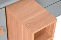 Tv-meubel Home ESPRIT Blauw Grijs Polypropyleen Hout MDF 140 x 40 x 55 cm - thumbnail