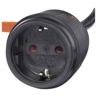 Sygonix SY-6746418 Stroom Verlengkabel Zwart, Oranje 5 m H07BQ-F 3G 1,5 mm² Spiraalkabel, Afsluitbaar, Weerbestendig - thumbnail