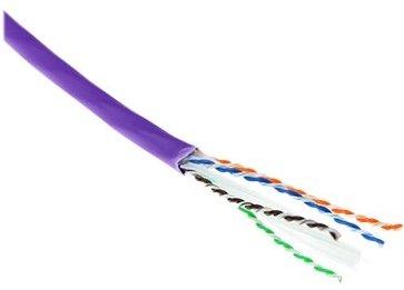 ACT XS6115 CAT6A U/UTP Massieve Installatiekabel | LSZH | CPR euroklasse ECA | 23AWG | Violet | 500 meter