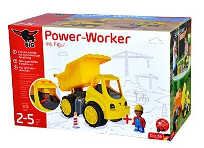 BIG Power-Worker - Kiepwagen + Figuur speelgoedvoertuig - thumbnail