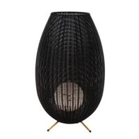 Lucide COLIN IP44 - Oplaadbare Vloerlamp Binnen/Buiten - Accu/Batterij - LED 3 StepDim - 1x3W 3000K - IP44 - Zwart - thumbnail