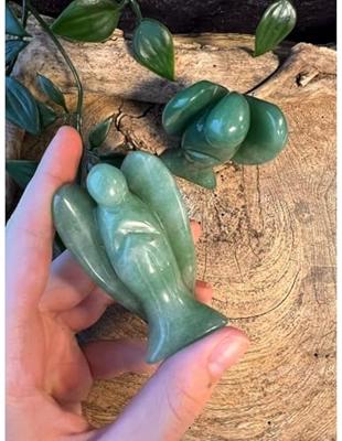 Groene Aventurijn Engel Standbeeld