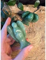 Groene Aventurijn Engel Standbeeld - thumbnail