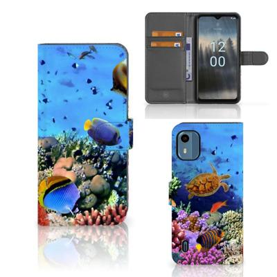 Nokia C12 | Telefoonhoesje | Met pasjeshouder | Vissen Nokia C12 | Telefoonhoesje | Met pasjeshouder | Vissen