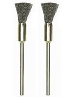 PROXXON penseelborstel brushes shaft 2.35 d=8mm steel 2pcs. - thumbnail
