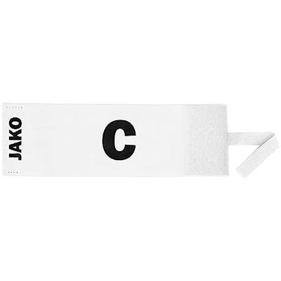 JAKO 2820 Aanvoerdersband Classico - Wit - Junior: 28 x 7,5 cm (LxB)