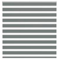 Zebra rolgordijn 145x150 cm stofbreedte 140,9 cm donkergrijs - thumbnail