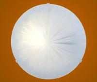 Eglo PlafondlampMars 1 24,5cm stripe wit - 89239 - thumbnail