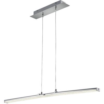 LED Hanglamp 16W 4000K Natuurlijk Wit - Rechthoek Mat Chroom Aluminium