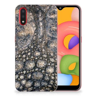 Samsung Galaxy A01 | TPU Hoesje | Krokodillenprint
