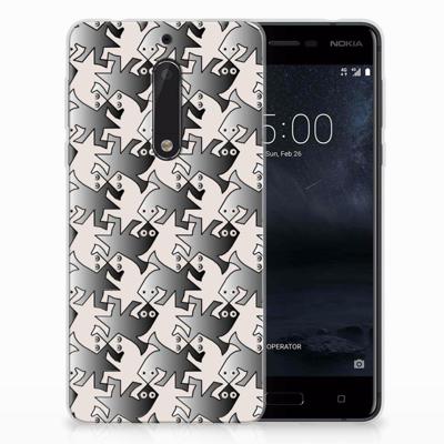 Nokia 5 | TPU Hoesje | Salamander Grey Nokia 5 | TPU Hoesje | Salamander Grey