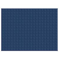 Verzwaringsdeken 152x203 cm 7 kg stof blauw - thumbnail