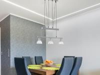Trio Design hanglampLevisto 3-lichts nikkel - 371010307 - thumbnail