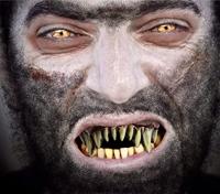 Monster tanden Halloween met kleefpasta - thumbnail