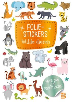Standaard Uitgeverij Glitter foliestickers - wilde dieren Standaard Uitgeverij Glitter foliestickers - wilde dieren