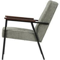 WOOOD Fauteuil 'Sally', kleur Vergrijsd Groen - thumbnail