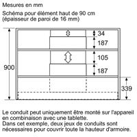 Bosch DWZ0IB5N0 restant schachtverlenging 187-360 mm - thumbnail