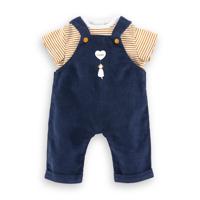 Corolle t-shirt en marineblauw overall, 30cm - thumbnail