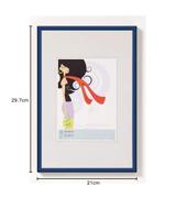 walther+ design KV130L Wissellijst Papierformaat: DIN A4 Blauw - thumbnail