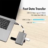 LogiLink UA0410 USB-C dockingstation Geschikt voor merk (dockingstation): Universeel USB-C Power Delivery - thumbnail