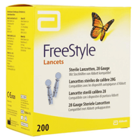 Freestyle Lancet 200 Stuks - thumbnail
