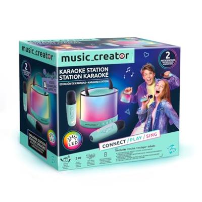 Canal Toys - Music Creator - Mini Karaoke Station - Verlichte speaker met 2 draadloze microfoons - INF 044 Canal Toys - Music Creator - Mini Karaoke Station - Verlichte speaker met 2 draadloze microfoons - INF 044