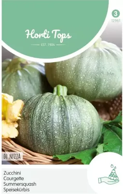 Zaden Courgette Di Nizza Hortitops - Hortitops
