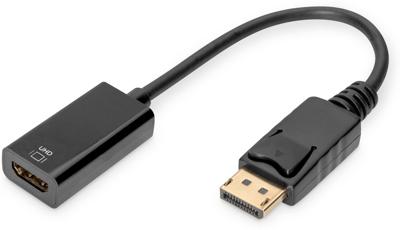 Digitus DB-340415-002-S DisplayPort-kabel DisplayPort / HDMI Aansluitkabel DisplayPort-stekker, HDMI-A-bus 0.20 m Zwart Afgeschermd (dubbel), Afgeschermd Digitus DB-340415-002-S DisplayPort-kabel DisplayPort / HDMI Aansluitkabel DisplayPort-stekker, HDMI-A-bus 0.20 m Zwart Afgeschermd (dubbel), Afgeschermd