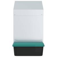 Kippennestkast 1 compartiment Wandmontage gegalvaniseerd staal - thumbnail