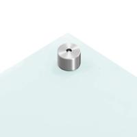 VidaXL Spatscherm keuken 80x40 cm gehard glas wit - thumbnail