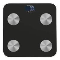 Digitale Personenweegschaal JATA HBAS1155 Zwart Glas Gehard glas 180 kg - thumbnail